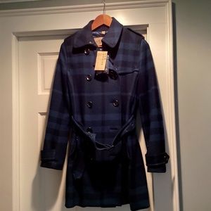 Burberry Brit wool trench coat